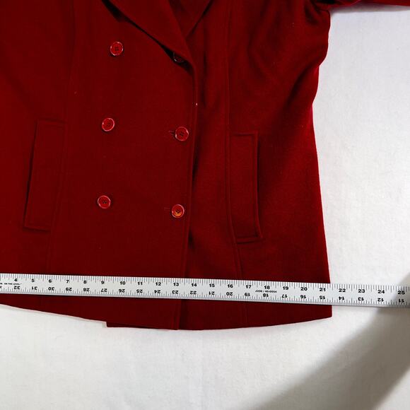 Blazer Coat Emanual Ungaro Woman 10 90% Wool 10% Cashmere 3 Button Dble Breasted - Picture 6 of 11